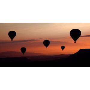 Umělecká fotografie Balloons, engin karci, (40 x 20 cm)