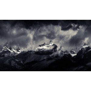 Umělecká fotografie Tibetan Land Devildom, qiye赣州柒爺, (40 x 22.5 cm)