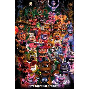 Plakát, Obraz - Five Nights At Freddy's - Ultimate Group, (61 x 91.5 cm)