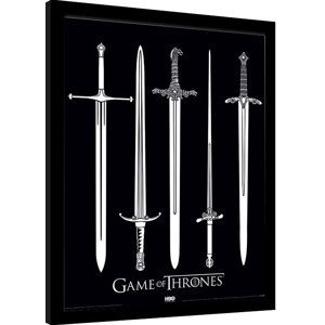 Obraz na zeď - Hra o Trůny (Game of Thrones) - Swords