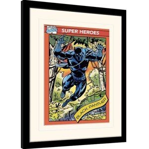 Obraz na zeď - Marvel Comics - Black Panther Trading Card