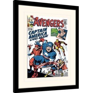 Obraz na zeď - Marvel Comics - Captain America Lives Again