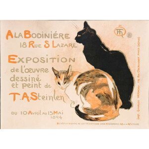 Steinlen, Theophile Alexandre - Obrazová reprodukce At the Bodiniere, 1894, (40 x 30 cm)