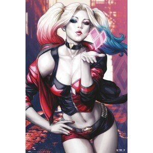 Plakát, Obraz - Harley Quinn - Kiss, (61 x 91.5 cm)