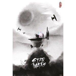 Plakát, Obraz - Star Wars - Ink, (61 x 91.5 cm)