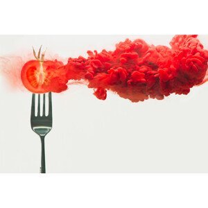 Umělecká fotografie Disintegrated tomato, Dina Belenko, (40 x 26.7 cm)