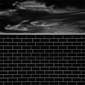 Umělecká fotografie Brick wall, Gilbert Claes, (40 x 40 cm)