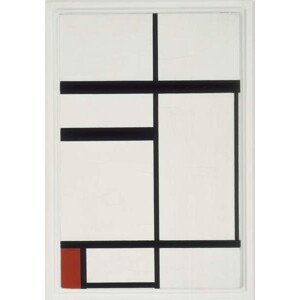 Mondrian, Piet - Obrazová reprodukce Composition with Red, Black and White, 1931, (26.7 x 40 cm)