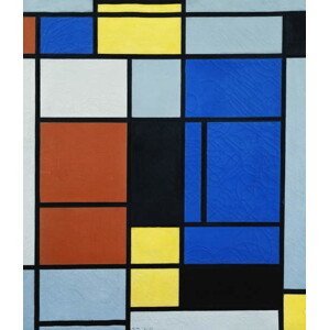 Mondrian, Piet - Obrazová reprodukce Tableau No.1, 1925, (35 x 40 cm)