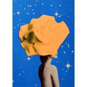 Storno, Anne - Obrazová reprodukce Secret woman _ Orange, (30 x 40 cm)
