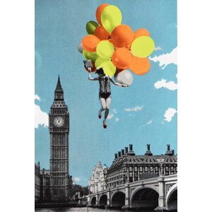 Storno, Anne - Obrazová reprodukce Balloons, 2017,, (26.7 x 40 cm)