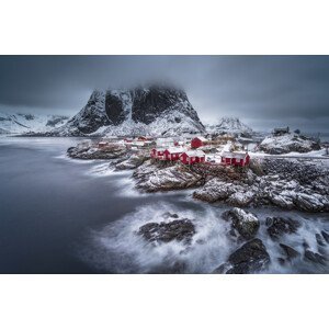 Umělecká fotografie winter Lofoten islands, Andy Chan, (40 x 26.7 cm)
