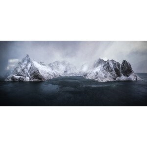 Umělecká fotografie Guardian of Lofoten, Stan Huang, (50 x 22.3 cm)