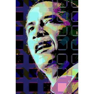 Davis, Scott J. - Obrazová reprodukce Barack Obama, (26.7 x 40 cm)