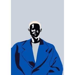Chen, Yi Xiao - Obrazová reprodukce Blue Coat, 2016,, (30 x 40 cm)