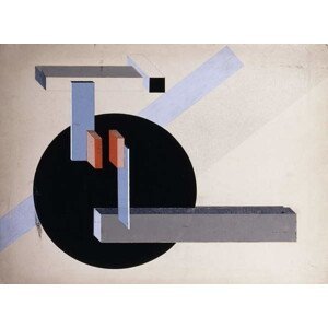 Lissitzky, Eliezer (El) Markowich - Obrazová reprodukce Proun N 89 (Kilmansvaria), c.1925, (40 x 30 cm)