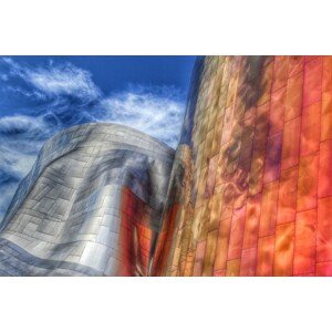 Umělecká fotografie Gehry architecture  Seattle  Washington USA, Randall Osterhuber, (40 x 26.7 cm)