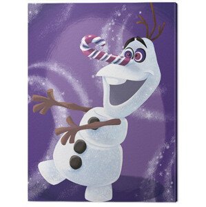 Obraz na plátně Ledové království (Frozen) - Olaf Dizzy, (60 x 80 cm)