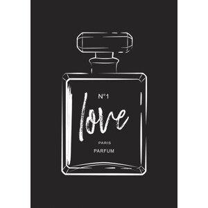 Ilustrace Love Perfume, Martina Pavlova, (30 x 40 cm)