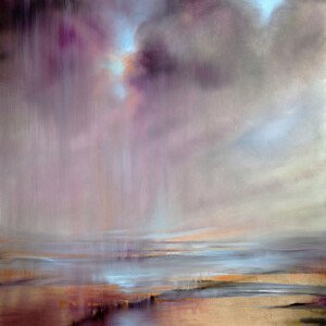 Ilustrace And then the sky opens up, Annette Schmucker, (40 x 40 cm)