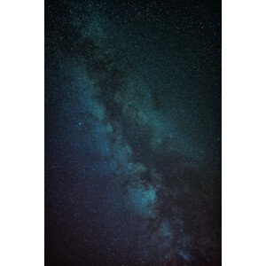 Umělecká fotografie Astrophotography of blue Milky Way III, Javier Pardina, (26.7 x 40 cm)