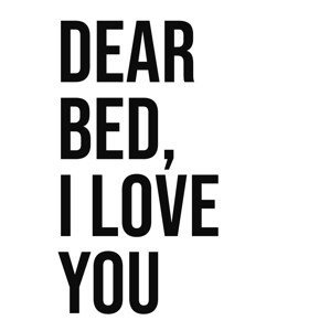 Ilustrace Dear bed I love you, Finlay & Noa, (30 x 40 cm)