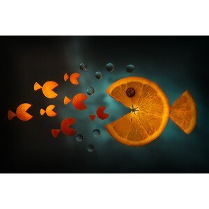 Umělecká fotografie Orange fish, Aida Ianeva, (40 x 26.7 cm)
