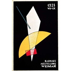 Moholy-Nagy, Laszlo - Obrazová reprodukce Poster for a Bauhaus exhibition in Weimar, Germany, (26.7 x 40 cm)