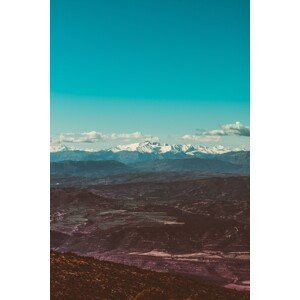 Umělecká fotografie Snow mountains at background, Javier Pardina, (26.7 x 40 cm)