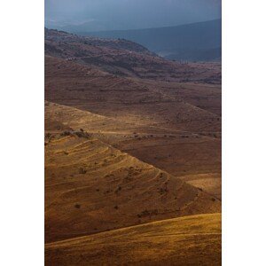 Umělecká fotografie Last sun rays over the valley, Javier Pardina, (26.7 x 40 cm)