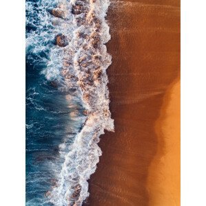 Umělecká fotografie Water arrive to sand, Javier Pardina, (30 x 40 cm)