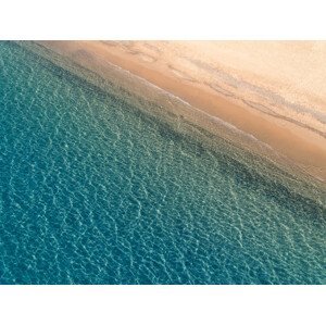 Umělecká fotografie Aarial mediterranean beach, Javier Pardina, (40 x 30 cm)