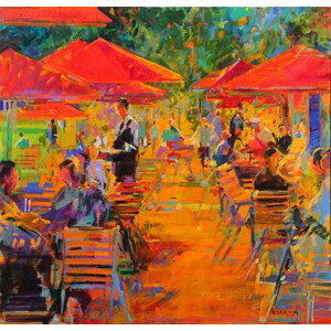 Graham, Peter - Obrazová reprodukce Le Jardin des Tuileries, (40 x 40 cm)