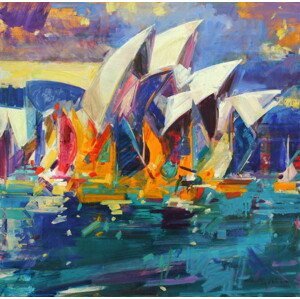 Graham, Peter - Obrazová reprodukce Sydney Flying Colours, 2012, (40 x 40 cm)