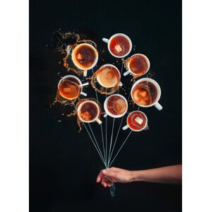 Umělecká fotografie Coffee Balloons, Dina Belenko, (30 x 40 cm)