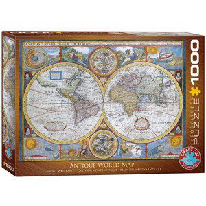 Puzzle Antique World Map