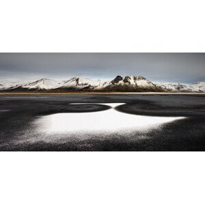 Umělecká fotografie Iceland First Snow, Liloni Luca, (40 x 20 cm)