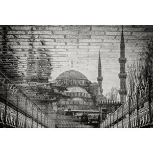 Umělecká fotografie The Blue Mosque II, Bruno Kolovrat, (40 x 26.7 cm)