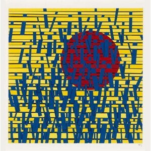 Dunn, Alex - Obrazová reprodukce Crossed Lines, (40 x 40 cm)