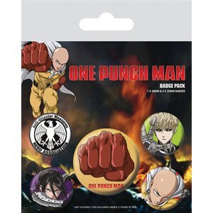 Plackový set One Punch Man - Destructive