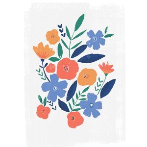 Ilustrace Bold floral, Laura Irwin, (30 x 40 cm)