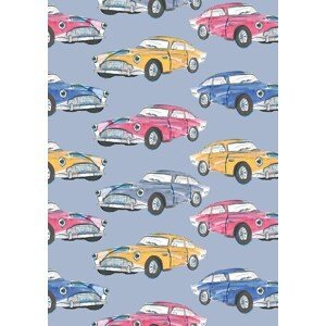 Ilustrace Vintage cars, Laura Irwin, (30 x 40 cm)