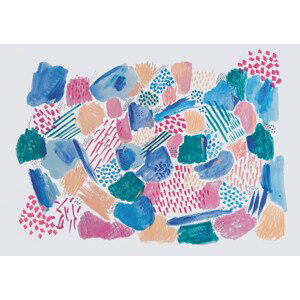 Ilustrace Abstract mark making, Laura Irwin, (40 x 30 cm)