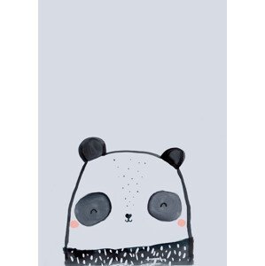 Ilustrace Inky line panda, Laura Irwin, (30 x 40 cm)