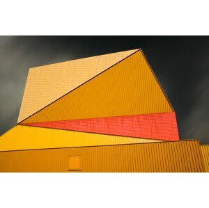 Umělecká fotografie The yellow roof, Gilbert Claes, (40 x 26.7 cm)
