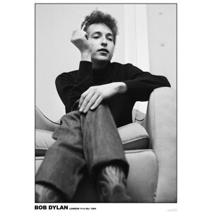 Plakát, Obraz - Bob Dylan - London 1964, (59.4 x 84.1 cm)