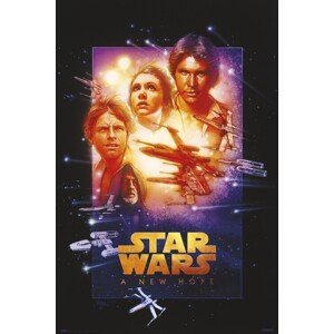 Plakát, Obraz - Star Wars: Epizoda IV - Nová naděje, (61 x 91.5 cm)
