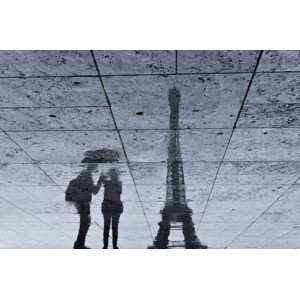 Umělecká fotografie Under the Rain in Paris, Philippe-M, (40 x 26.7 cm)