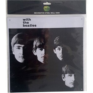 Plechová cedule The Beatles - With The Beatles, (30 x 30 cm)