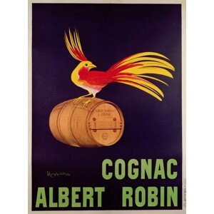 Cappiello, Leonetto - Obrazová reprodukce Poster advertising 'Albert Robin Cognac', (30 x 40 cm)